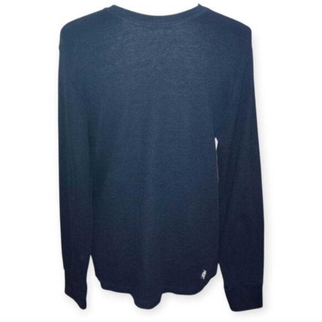 U.S. Polo Assn. Dark Blue Long Sleeve Tee Men's Sleepwear Sz.M Euc.